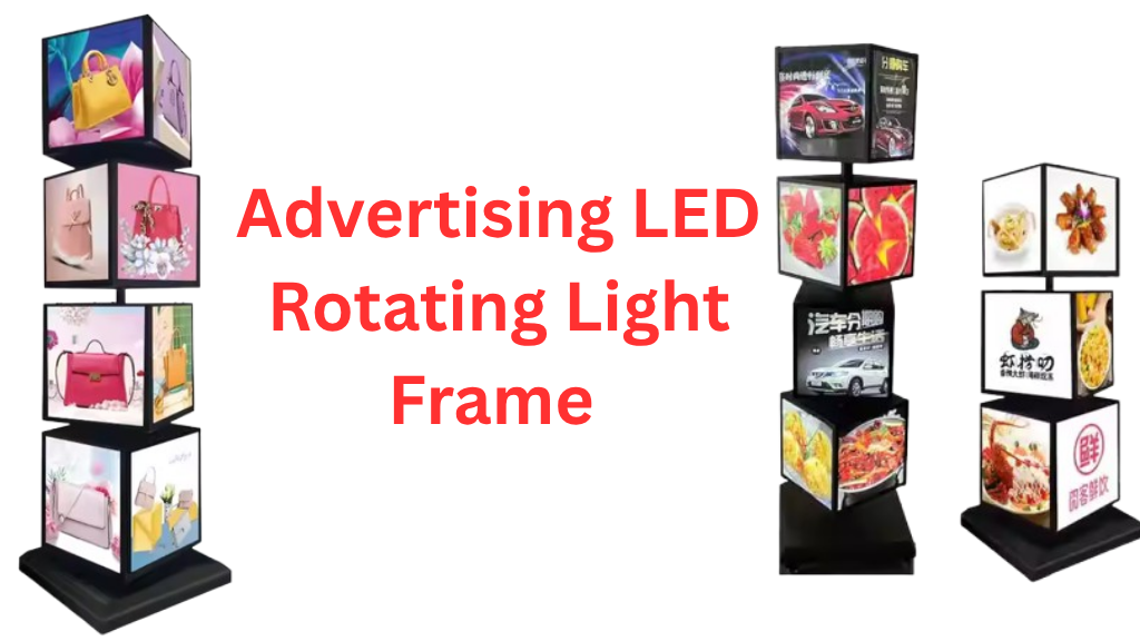 Advertising LED Rotating Light Frame (16 Square Sides)