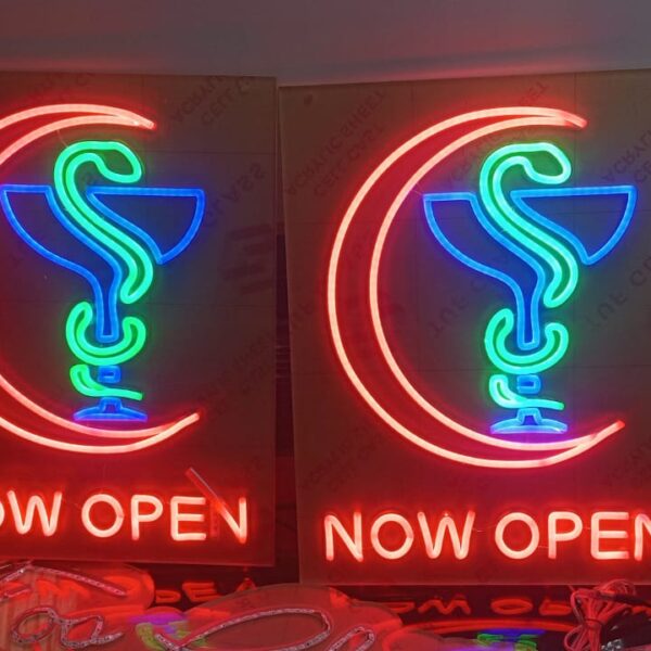 Now Open Neon Light-AL Nafees Neon offers personalized neon lights tailored to your specifications.