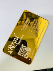 custom acrylic business card