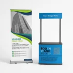 Portable Marketing Kit UAE – Roll-Up Banner & Promo Table Deal