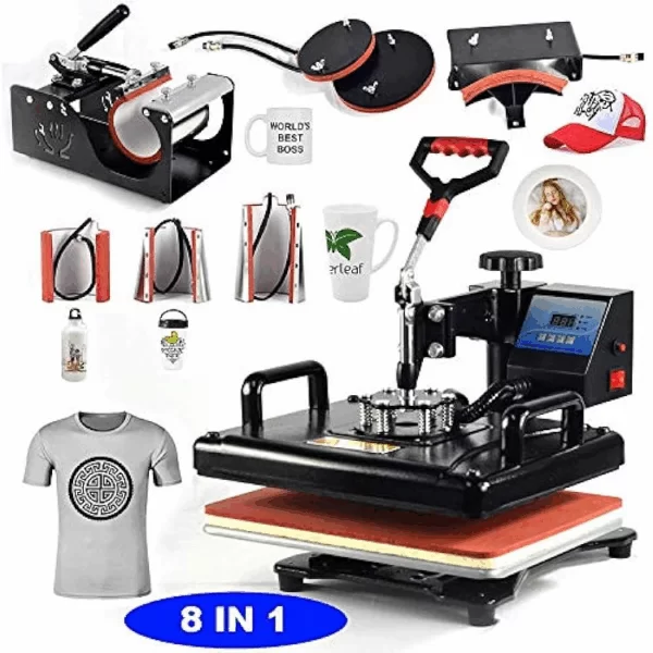 Heat Press Sublimation Machine 8 in 1