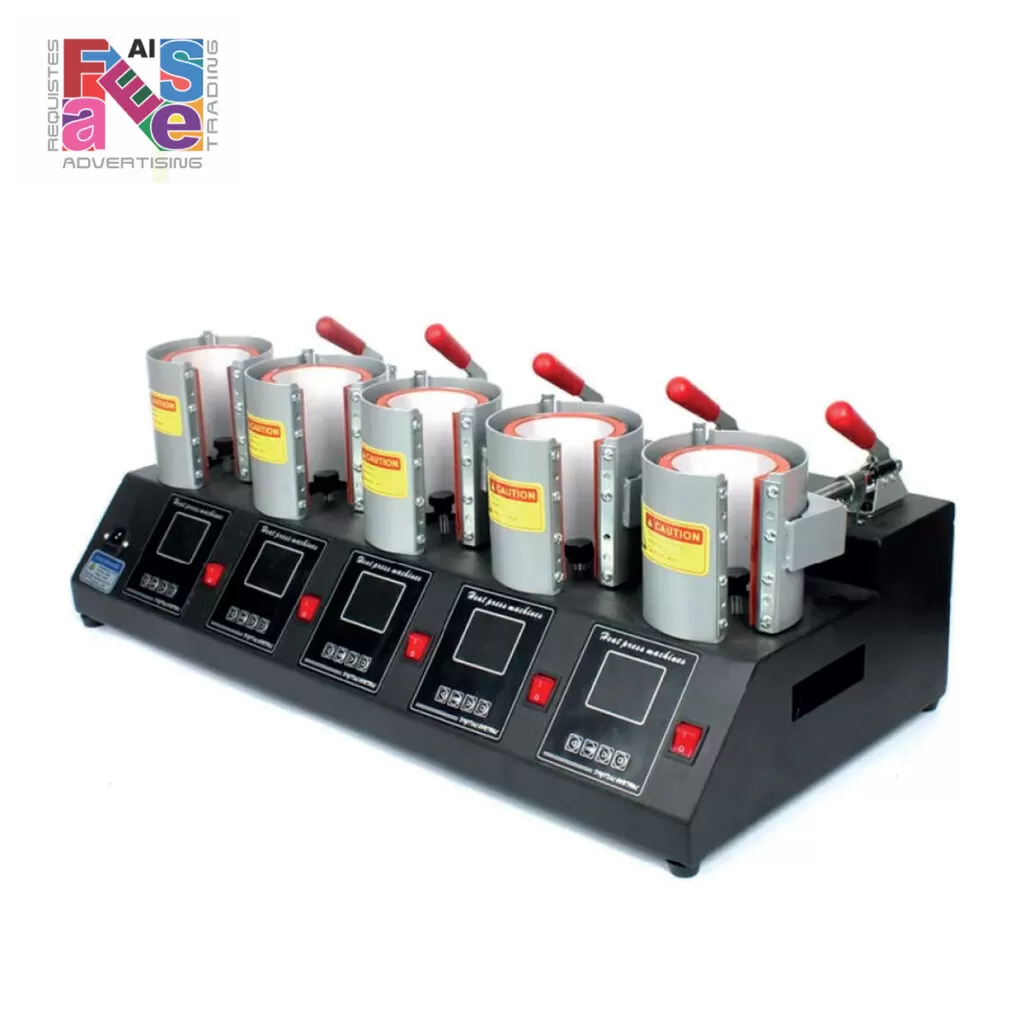 5 Mug Station Heat Press