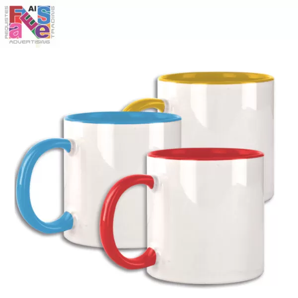 color handle mug