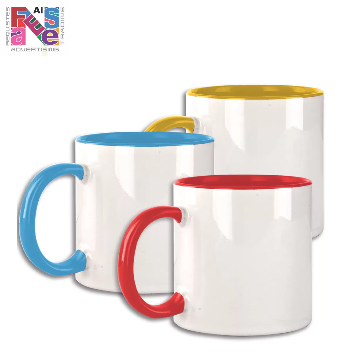 color handle mug