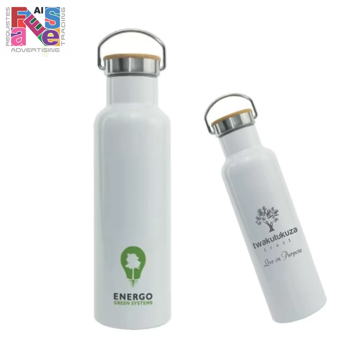 bamboo top flask