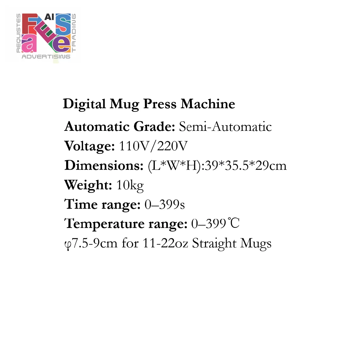 mug machine description