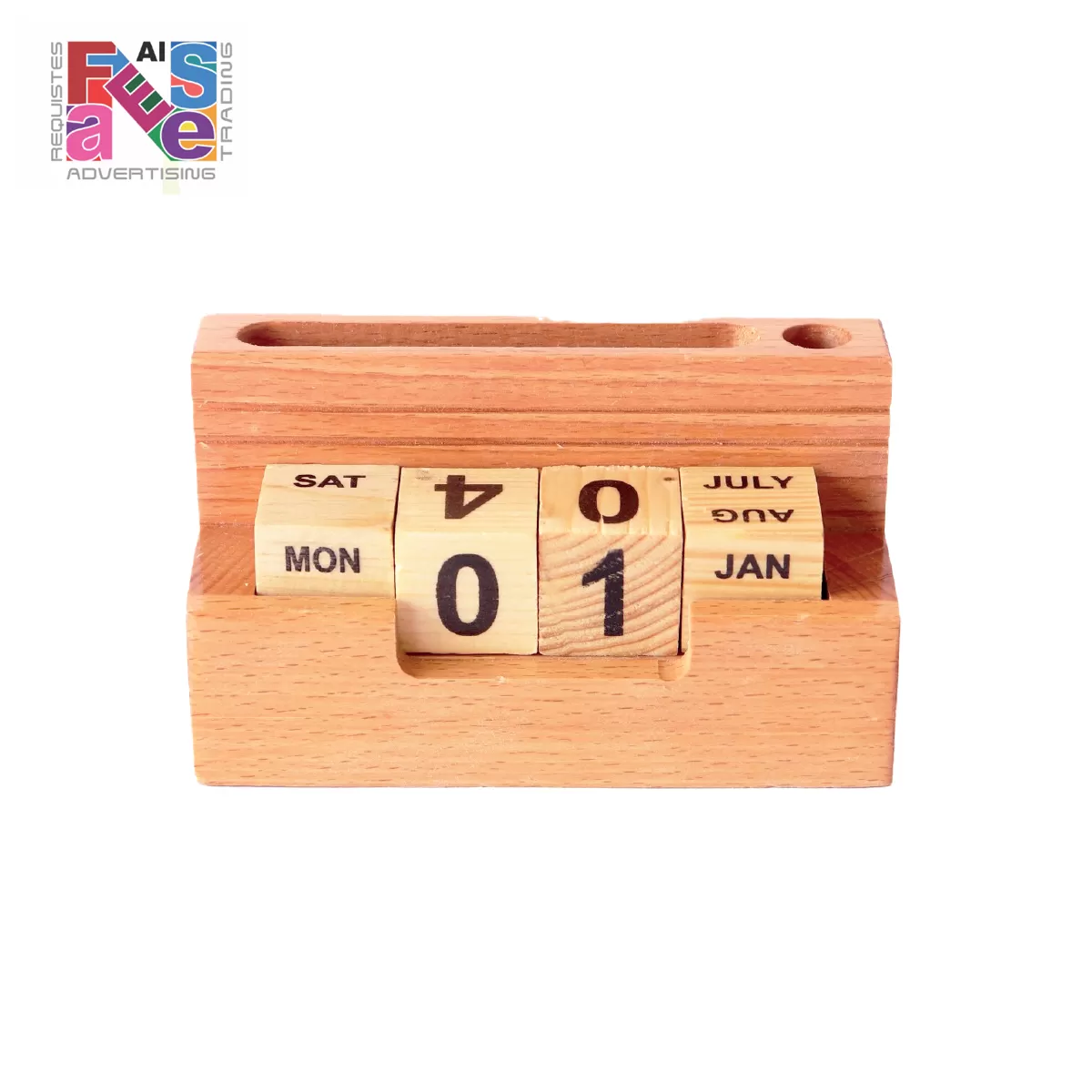 Wooden Table Calendar