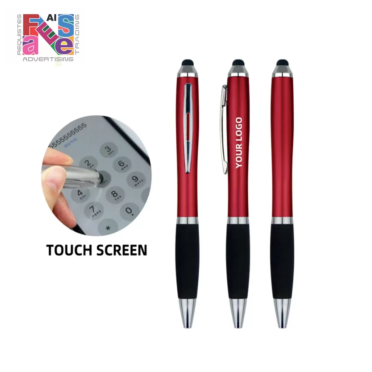 Stylus LED Emitting Metal Pen