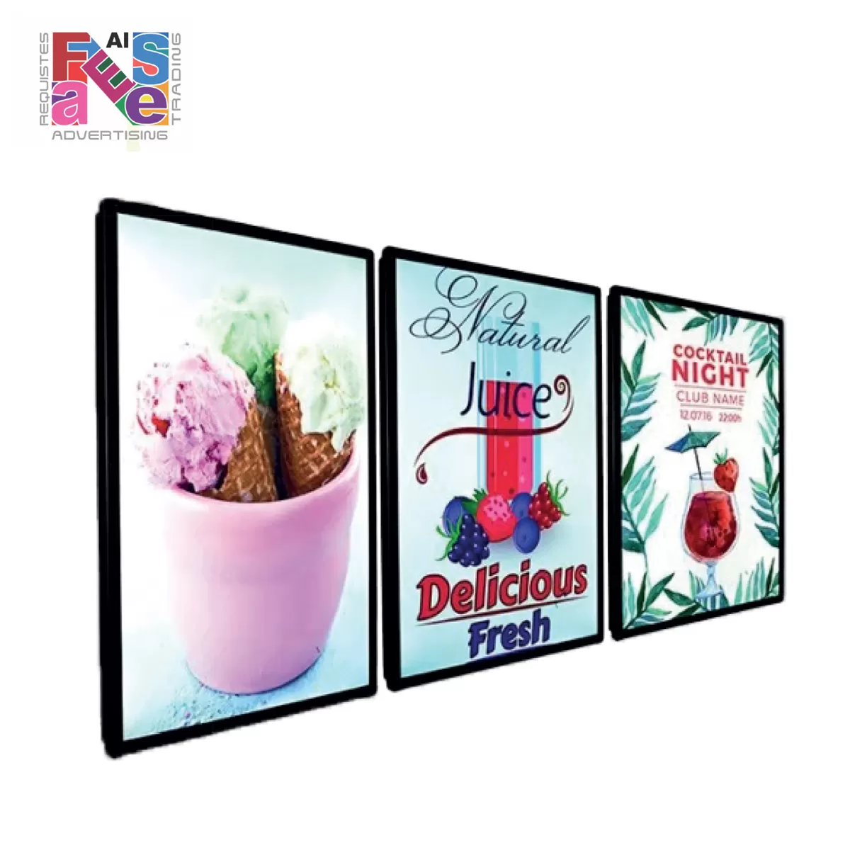 Personalized Slim LED Display Stand