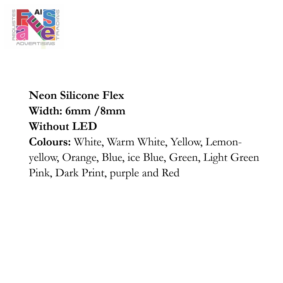 neon silicon flex LED Description