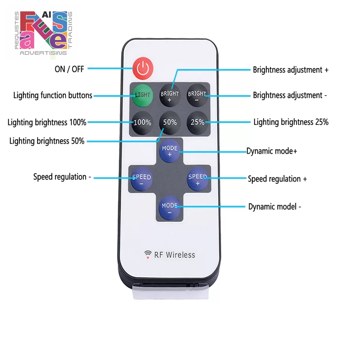 wireless dimmer flasher description