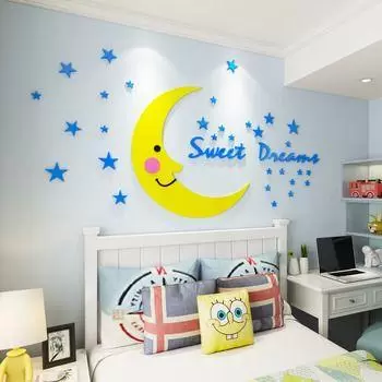 Sweet Dreams Wall Art Acrylic Colorful