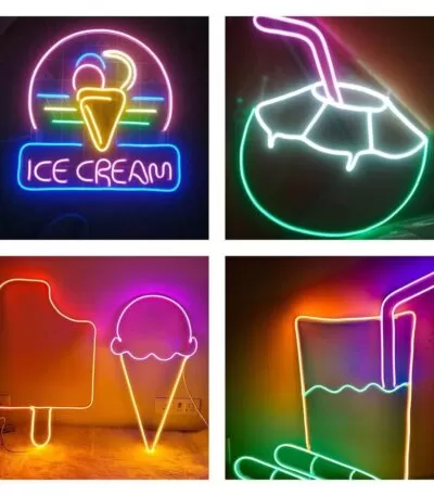 Cold Spot Ice Cream Juice Neon Light