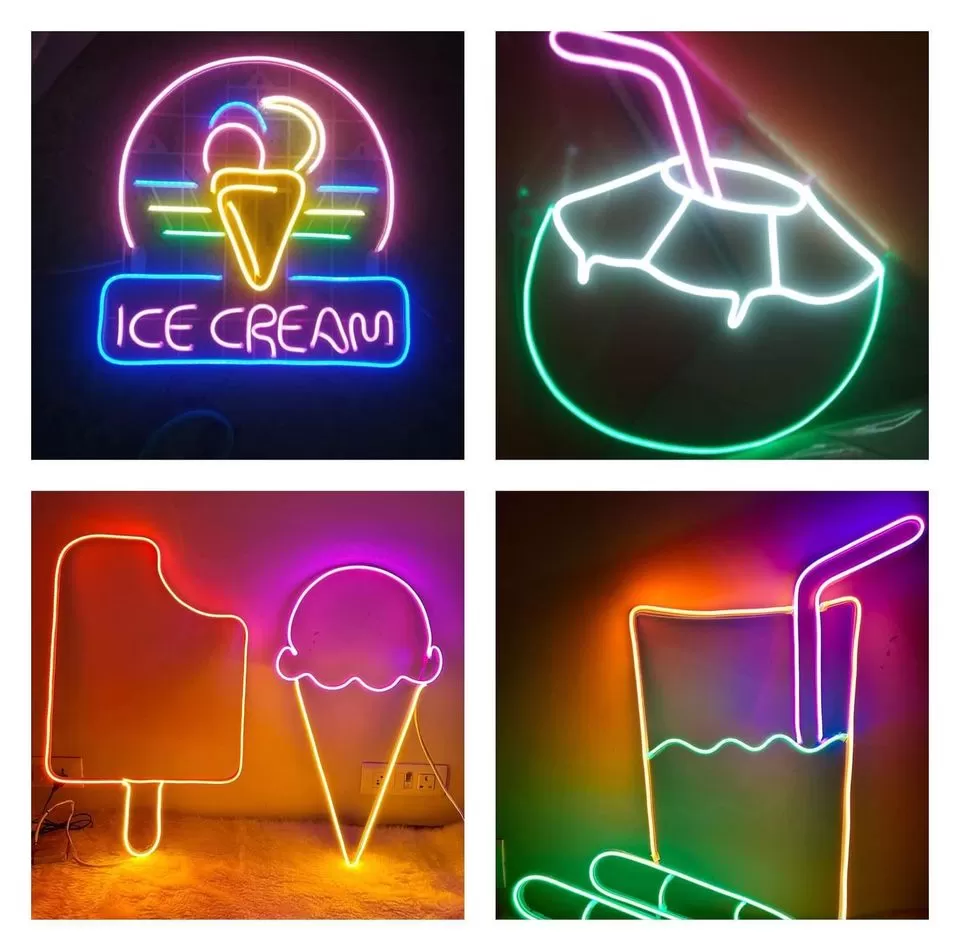 Cold Spot Ice Cream Juice Neon Light