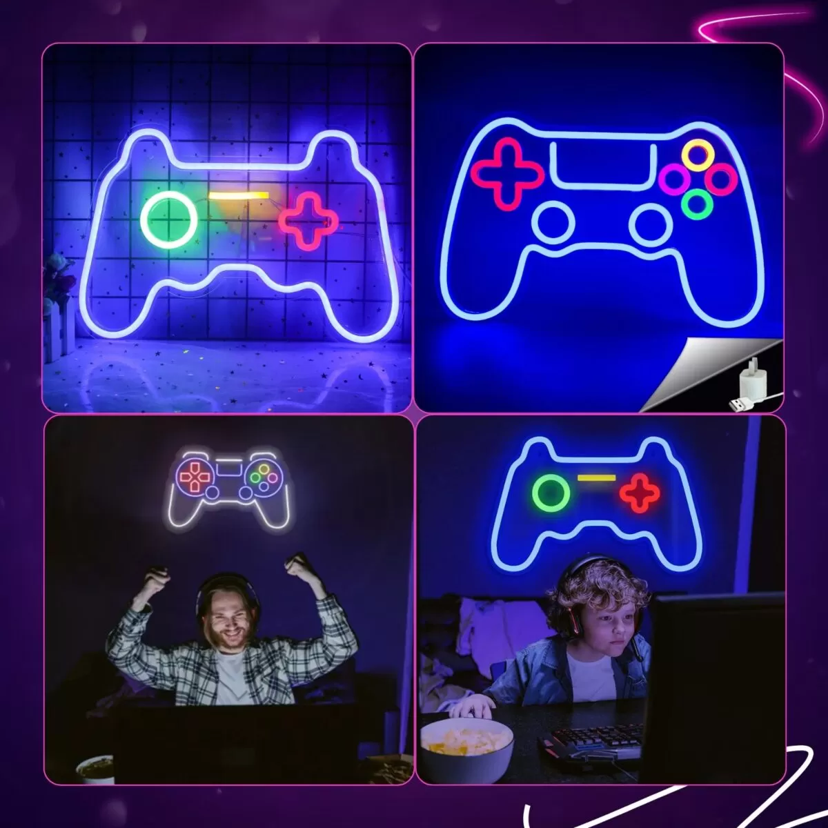 Gaming Console Neon Light