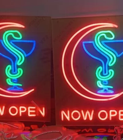 Now Open Neon Light-AL Nafees Neon offers personalized neon lights tailored to your specifications.