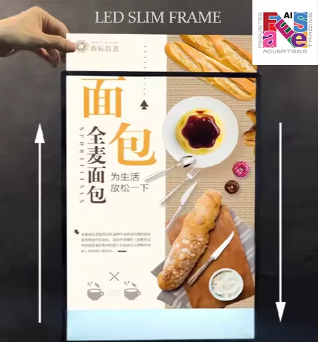 Slim LED Frame 75x120cm
