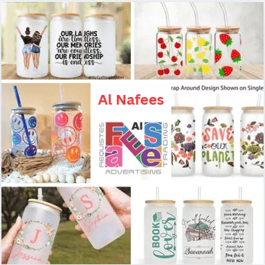 Bamboo Lid Customized Glass Tumbler