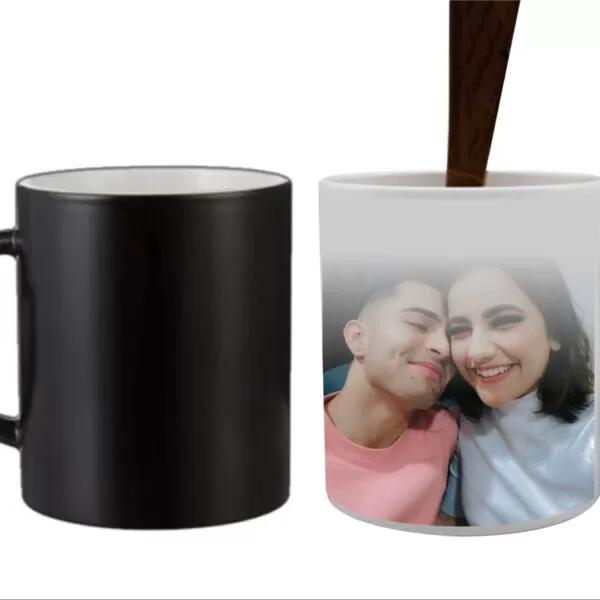 patch black heart mug